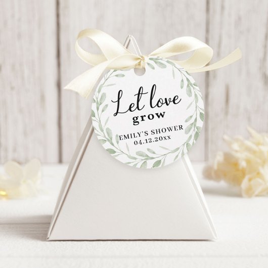 ラブを育ててタグ, シャワー フェイバータグ, ウェディングタグ フェイバータグ