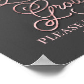 ラブを育てて ウェディングサイン ポスター (角)