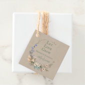 ラブを育てて フローラル ネーム デート パーソナライズド ウィムジー フェイバータグ (インサイチュ)