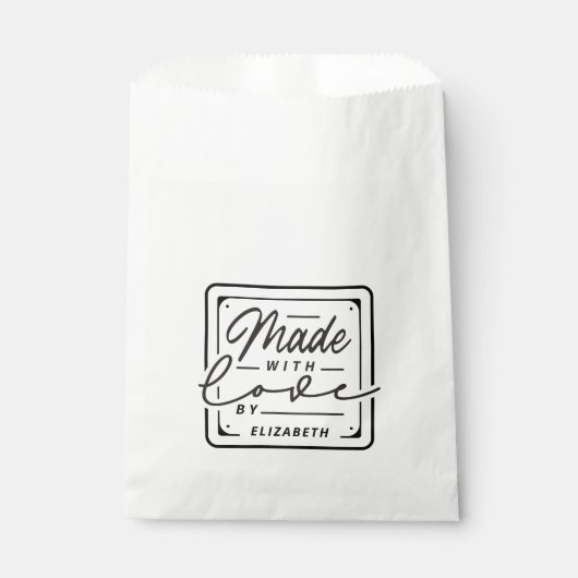 ラブを込めて作られたモダンなラベルバッグ フェイバーバッグ (正面)