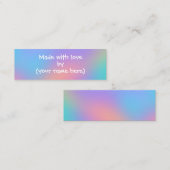 ラブを込めて特別に  ミニビジネスカード スキニー名刺 (正面/裏面)