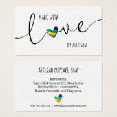 ラブを込めて 🌈 レインボー ハングタグ (正面&裏面)