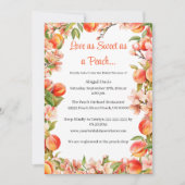 ラブアアエレガントスィアアアアズアモモブライダルシャワー 招待状 (正面)