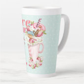 ラブアアラテかわいいレトロスウィートトリートメント カフェラテマグ (右アングル)