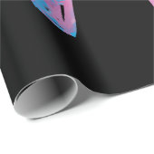 ラブアイスホッケーガールズホッケーギフトウィメンズアイスフック ラッピングペーパー (ロールコーナー)