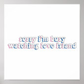 ラブアイランド忙しを見てごめんね ポスター (正面)