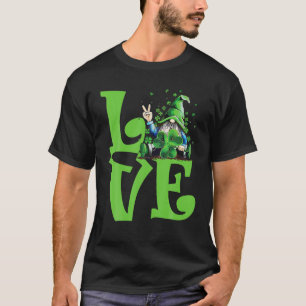 ラブアイリッシュ格言タイシャムロックサンパトリックの日Hippi Tシャツ