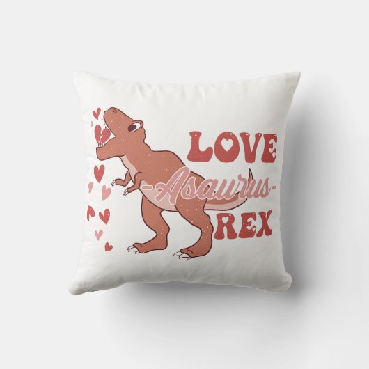 ラブアサウルスおもしろいレックス クッション (裏面)