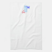 ラブアズレストディッシュタオル キッチンタオル (縦)