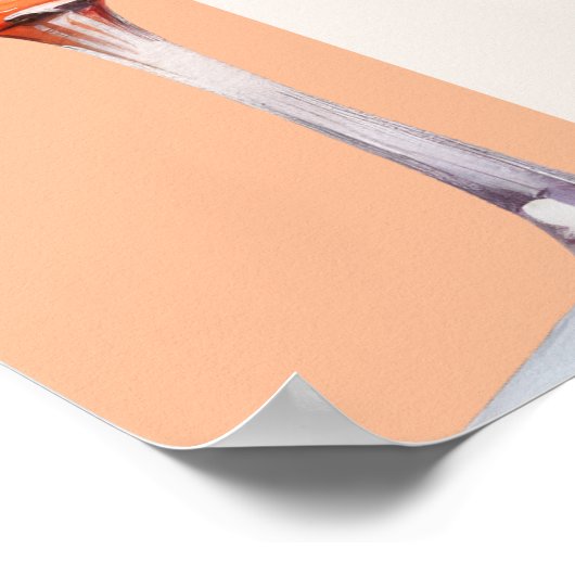 ラブアットファーストエレガントスピリッツブライダルシャワーウェルカム ポスター (角)