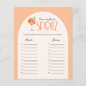 ラブアットファーストエレガントスピリッツブライダルシャワーゲーム (正面)