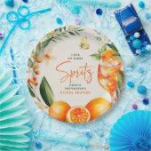 ラブアットファーストエレガントスピリッツブライダルシャワー ペーパープレート (パーティー)