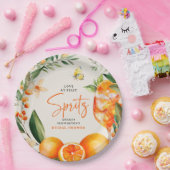 ラブアットファーストエレガントスピリッツブライダルシャワー ペーパープレート (パーティー)