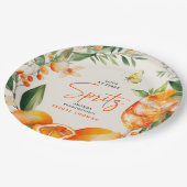 ラブアットファーストエレガントスピリッツブライダルシャワー ペーパープレート (アングル)