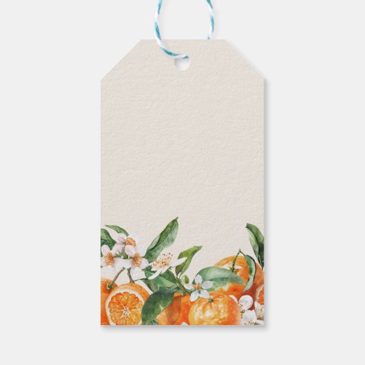 ラブアットファーストエレガントプリッツブライダルシャワーの好意 ギフトタグ (裏面)