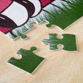 ラブアットファーストサイトカワイラディバグイラストレーション ジグソーパズル (側面)