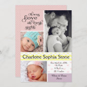 ラブアットファーストサイトコラカラフルージュ – ガール 案内状 (正面/裏面)