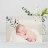 ラブアットファーストサイトベビー誕生 案内状 (スタンド正面)