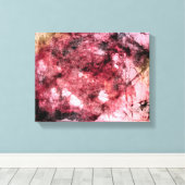 ラブアットファーストサイトモダン抽象デザイン キャンバスプリント (インサイチュ (ウッドフロア))