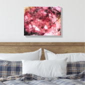 ラブアットファーストサイトモダン抽象デザイン キャンバスプリント (インサイチュ (寝室))