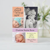 ラブアットファーストサカラフルイトコラージュ- 3x5ガール 案内状 (スタンド正面)