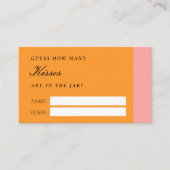 ラブアットファーストスピリッツどれくらいのキスブライダルシャワー エンクロージャーカード (正面)