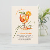 ラブアットファーストスピリッツオレンジブライダルシャワー 招待状 (スタンド正面)
