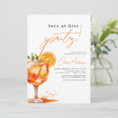 ラブアットファーストスピリッツオレンジブライダルシャワー 招待状 (スタンド正面)