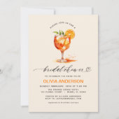 ラブアットファーストスピリッツオレンジブライダルシャワー 招待状 (正面)