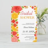 ラブアットファーストスピリッツシトラスオレンジブライダルシャワー 招待状 (スタンド正面)