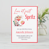 ラブアットファーストスピリッツシトラスオレンジブライダルシャワー 招待状 (スタンド正面)