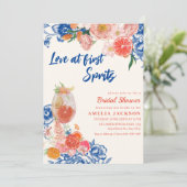 ラブアットファーストスピリッツフローラオレンジブライダルシャワー 招待状 (スタンド正面)