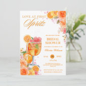 ラブアットファーストスピリッツフローラカクテルブライダルシャワー 招待状 (スタンド正面)