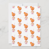 ラブアットファーストスピリッツフローラカクテルブライダルシャワー 招待状 (裏面)