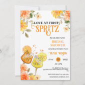 ラブアットファーストスピリッツフローラカクテルブライダルシャワー 招待状 (正面)