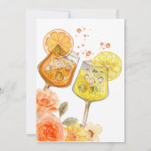 ラブアットファーストスピリッツフローラカクテルブライダルシャワー 招待状 (裏面)