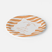 ラブアットファーストスピリッツブライダルシャワーアペイタリアンロール ペーパープレート (アングル)