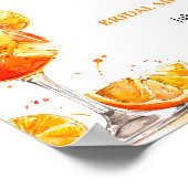 ラブアットファーストスピリッツブライダルシャワーウェルカムサイン ポスター (角)