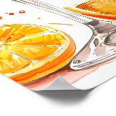 ラブアットファーストスピリッツブライダルシャワーウェルカムサイン ポスター (角)