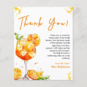 ラブアットファーストスピリッツブライダルシャワーサンキューカード (正面)