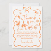 ラブアットファーストスピリッツブライダルシャワーサンキューカード サンキューカード (正面)