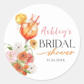 ラブアットファーストスピリッツブライダルシャワーシール ラウンドシール (正面)