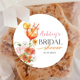 ラブアットファーストスピリッツブライダルシャワーシール ラウンドシール