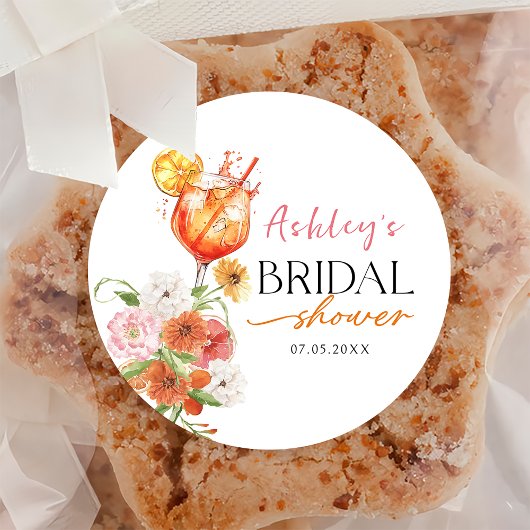 ラブアットファーストスピリッツブライダルシャワーシール ラウンドシール