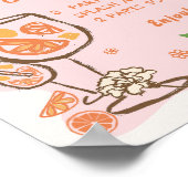 ラブアットファーストスピリッツブライダルシャワーバーサイン ポスター (角)