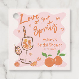 ラブアットファーストスピリッツブライダルシャワーメッセージカード フェイバータグ