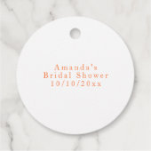 ラブアットファーストスピリッツブライダルシャワー感謝していユー フェイバータグ (裏面)