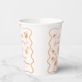 ラブアットファーストスピリッツブライダルシャワー紙カップ 紙コップ (左)