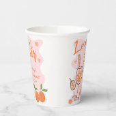 ラブアットファーストスピリッツブライダルシャワー紙カップ 紙コップ (左)