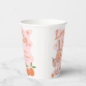 ラブアットファーストスピリッツブライダルシャワー紙カップ 紙コップ (右)